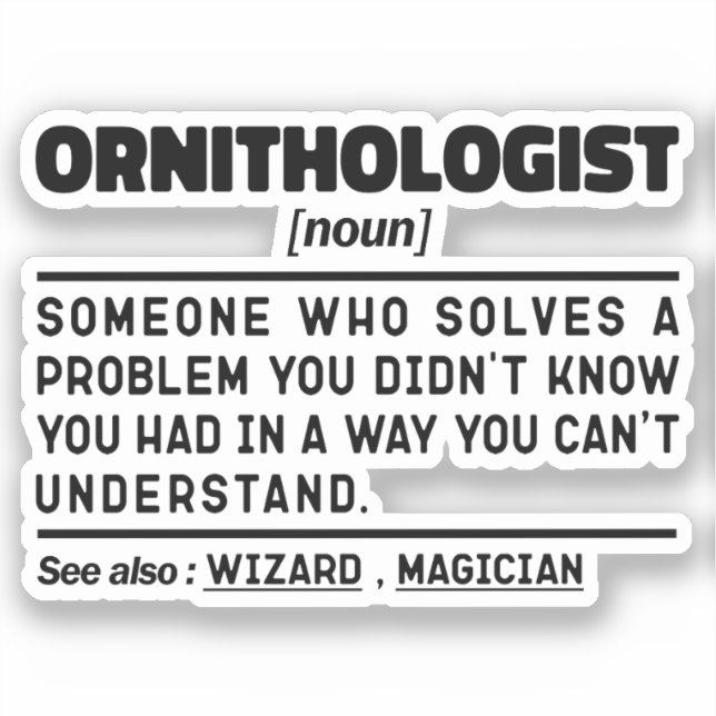 Ornithologist Noun Definition Birdwatching Cool (Front)