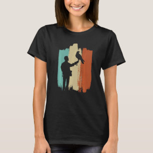Ornithology Birder Falconer Falconry Hunting Vinta T-Shirt