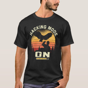 Ornithology Falcon Hacking Mode On Falcon Flying T-Shirt