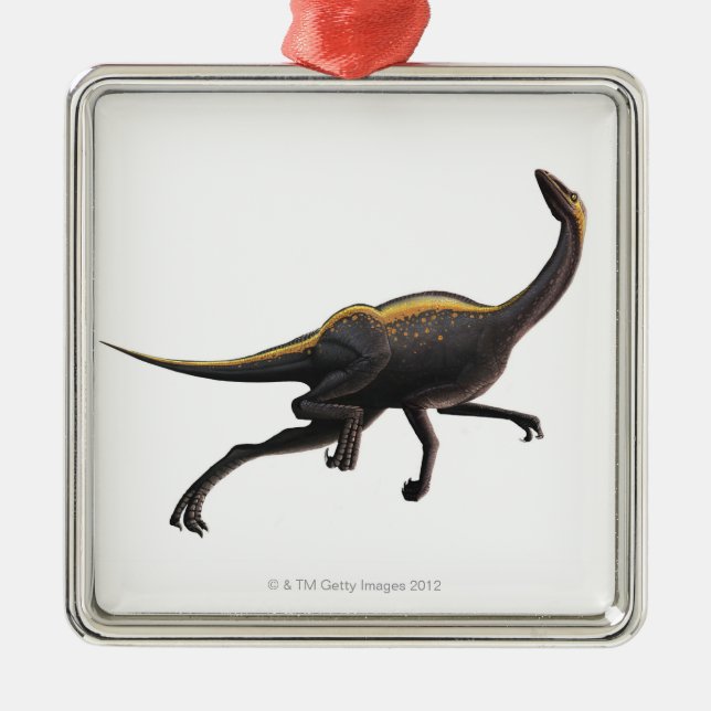 Ornithomimus Metal Tree Decoration (Front)