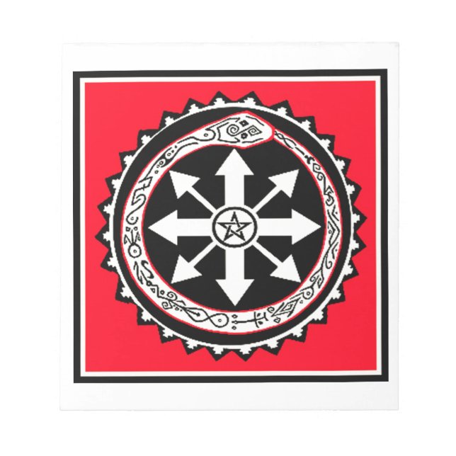 Oroburos with Chaos Star Notepad (Front)