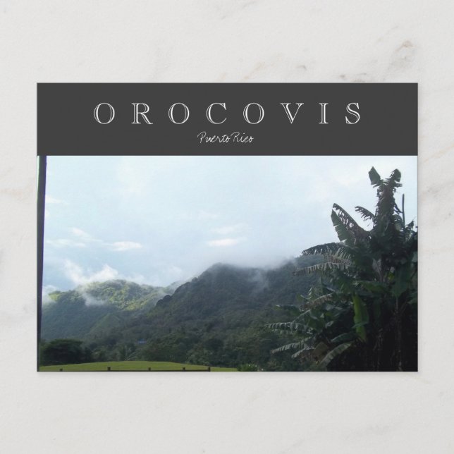 Orocovis, Puerto Rico Postcard (Front)