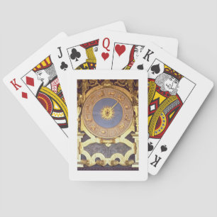 Orologio Zodicale (Zodiac Clock) (fresco and gilde Playing Cards