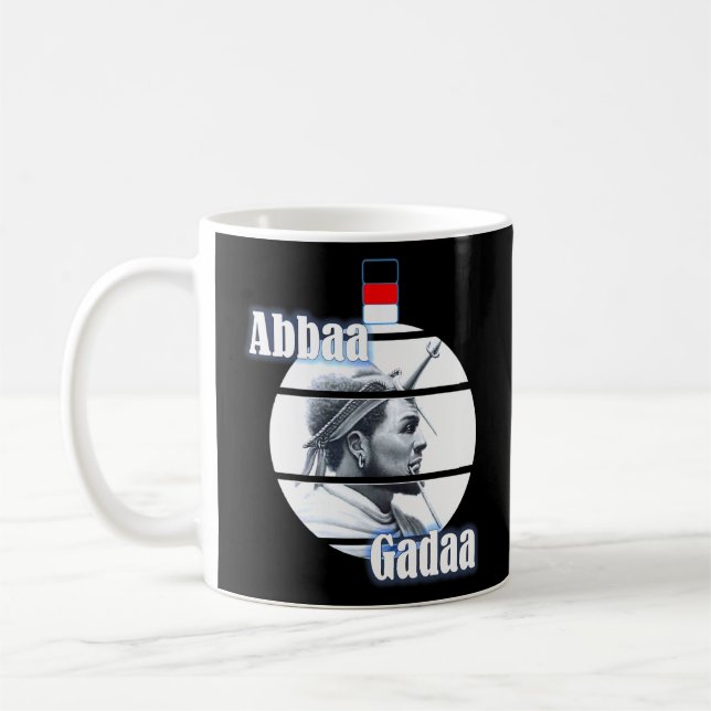 Oromo culture cultural dress tradition Abbaa Gada  Coffee Mug (Left)