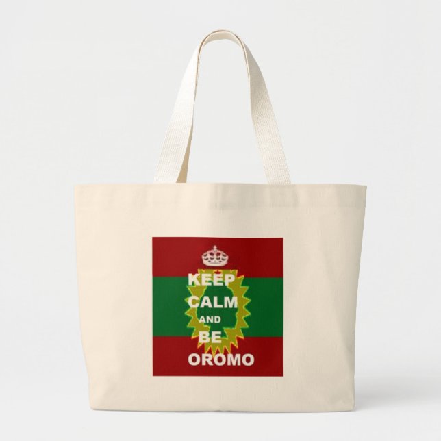 Oromo products large tote bag (Front)