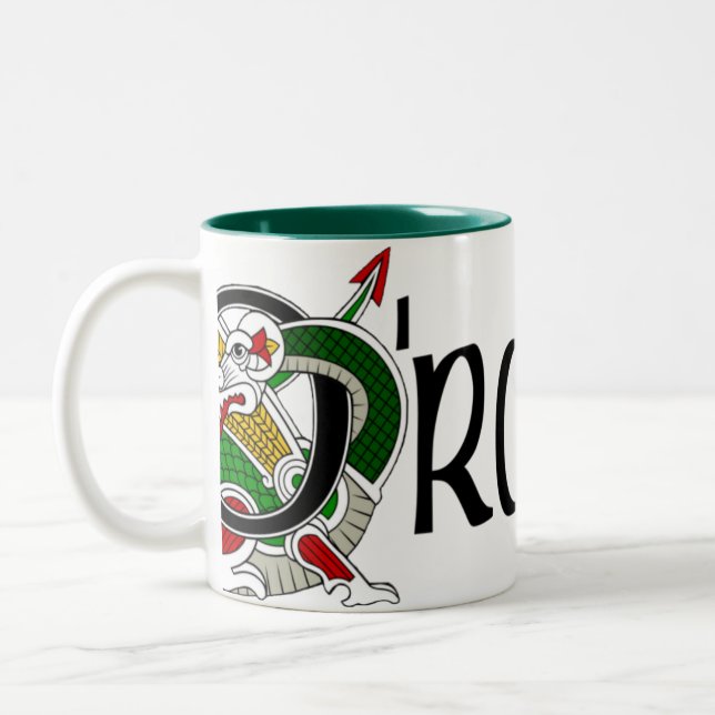 O'Rourke Celtic Dragon Mug (Left)