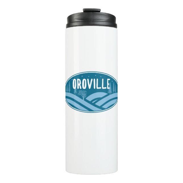 Oroville California Outdoors Thermal Tumbler (Front)