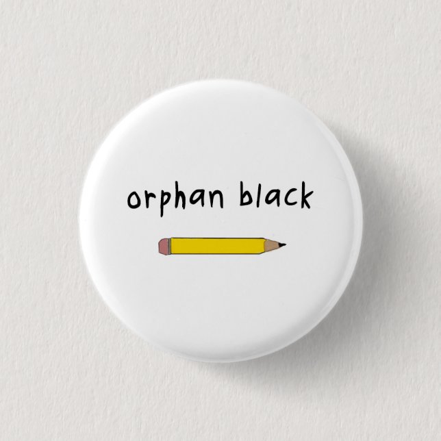 Orphan Black badge / button - Rachel Pencil (Front)