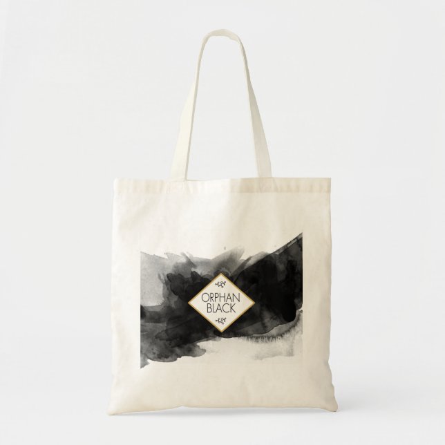 Orphan Black Black Watercolor Tote Bag (Front)