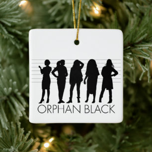 Orphan Black   Character Silhouette Ceramic Ornament