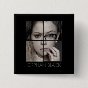 Orphan Black Clone Collage 15 Cm Square Badge
