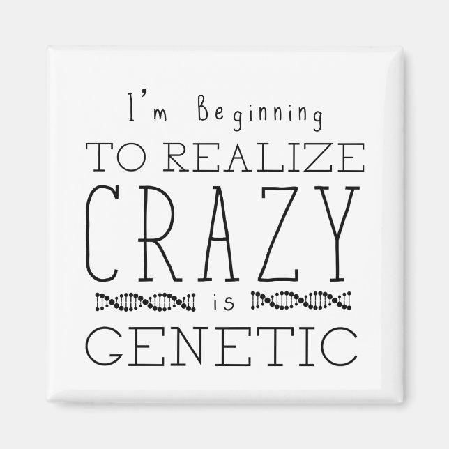 Orphan Black | Crazy is Genetic Magnet (Front)