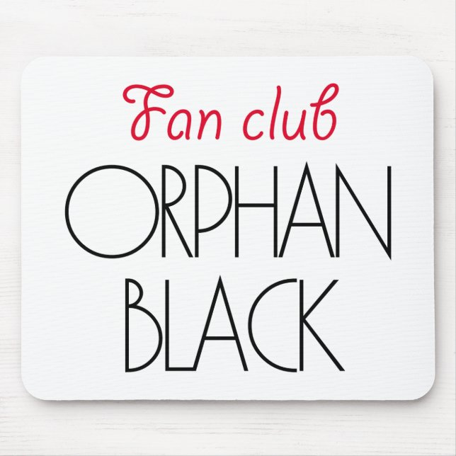 Orphan black fan club mouse mat (Front)