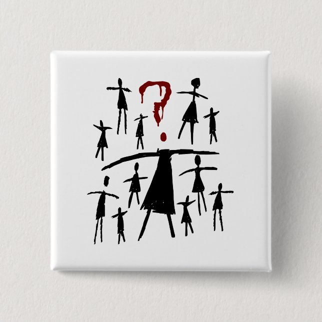 Orphan Black | Helena - Clone Sketch 15 Cm Square Badge (Front)