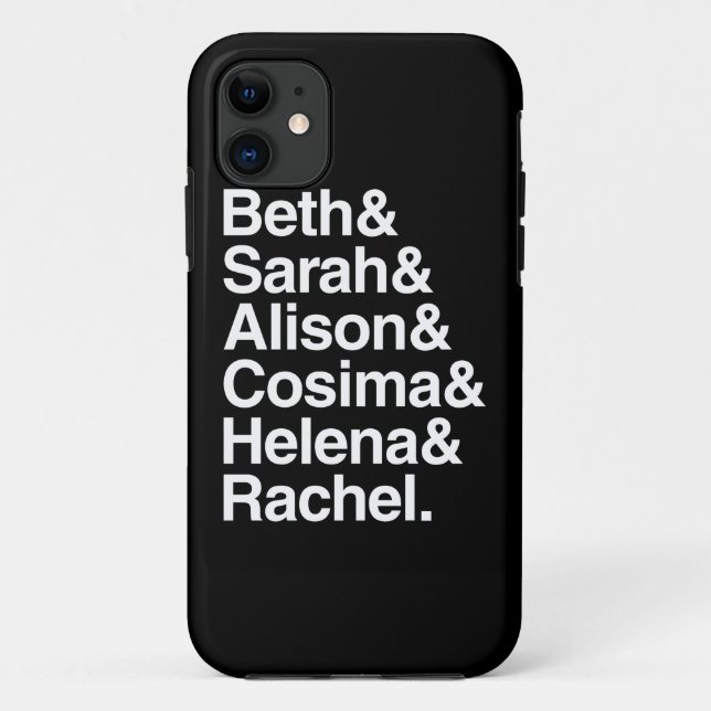 Orphan Black | Helvetica Design Case-Mate iPhone Case (Back)