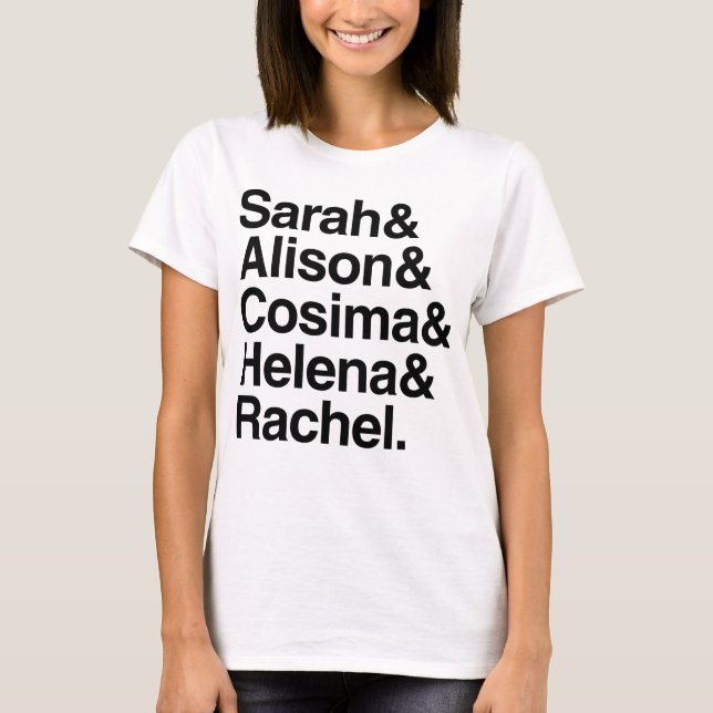 Orphan Black | Helvetica Design T-Shirt (Front)
