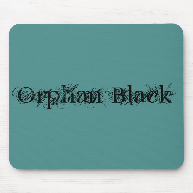 Orphan Black in chic script Mouse Mat (Front)