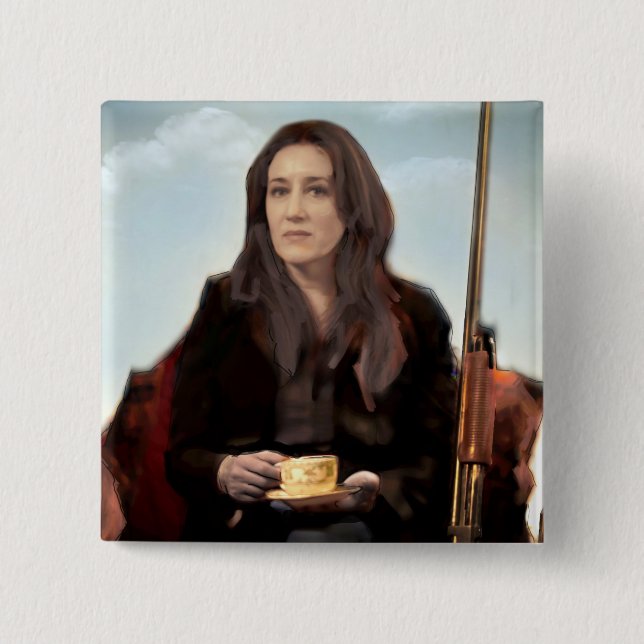 Orphan Black | Mrs S - Cool Feminist 15 Cm Square Badge (Front)