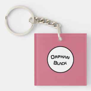 Orphan Black tv show name in futuristic font Key Ring