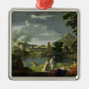 Orpheus and Eurydice 2 Metal Tree Decoration