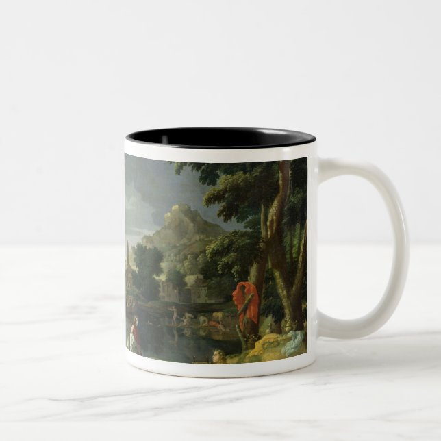 Orpheus and Eurydice 2 Two-Tone Coffee Mug (Right)