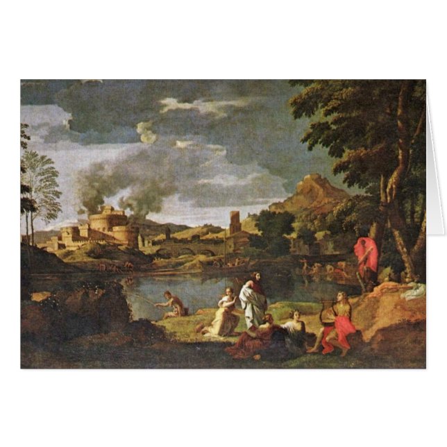 Orpheus And Eurydice By Poussin Nicolas (Front Horizontal)