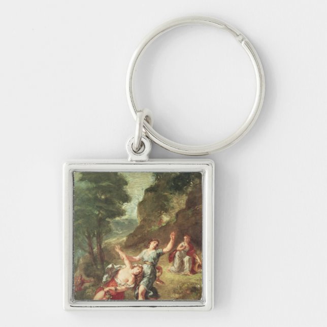 Orpheus and Eurydice, Spring Key Ring (Front)