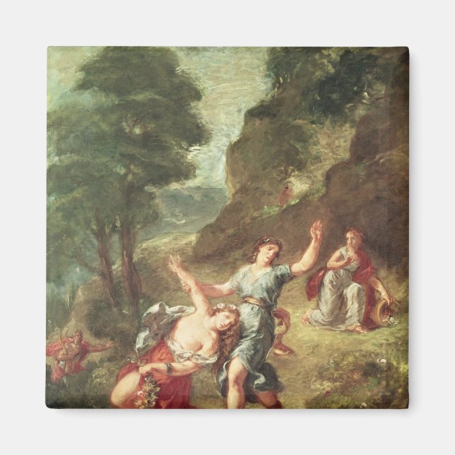 Orpheus and Eurydice, Spring Magnet (Front)
