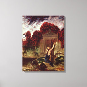Orpheus at the Tomb of Eurydice Canvas Print