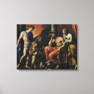 Orpheus before Pluto and Persephone Canvas Print