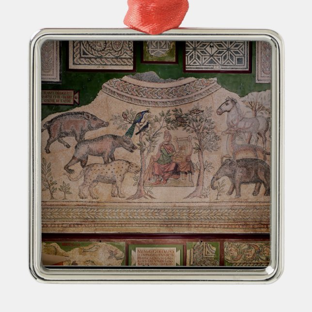 Orpheus charming the animals metal tree decoration (Front)