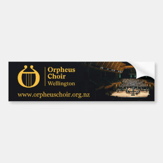 Orpheus Choir Wellington bumper sticker