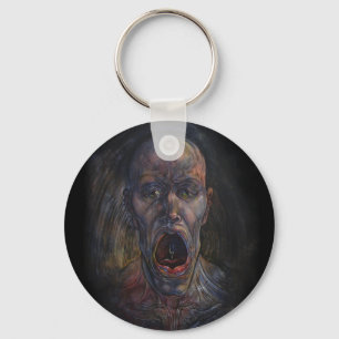 Orpheus in the Underworld Scream Button Keychain