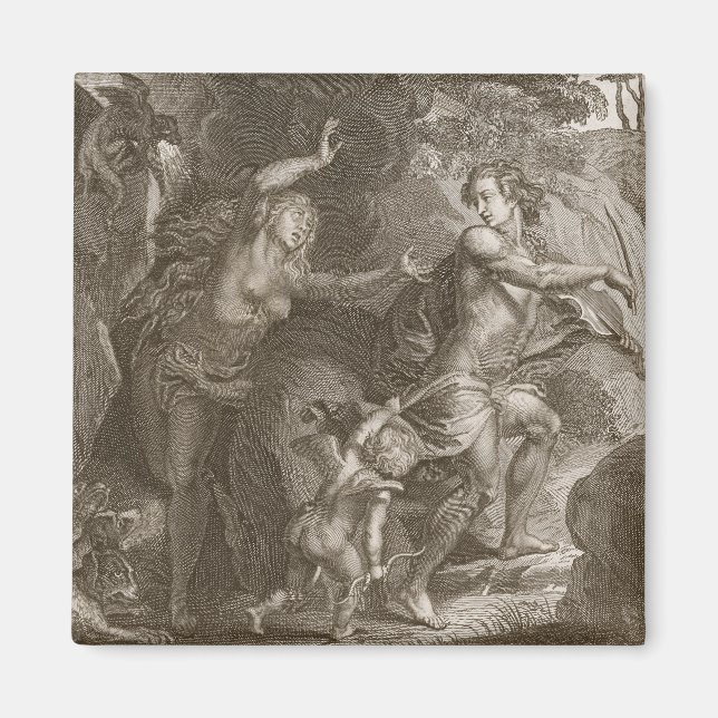 Orpheus, Leading Eurydice Out of Hell, Looks Back Magnet (Front)