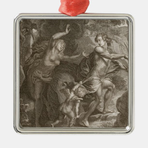 Orpheus, Leading Eurydice Out of Hell, Looks Back Metal Tree Decoration
