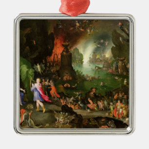 Orpheus with a Harp Playing to Pluto Metal Tree Decoration