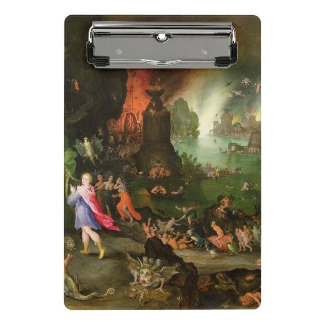 Orpheus with a Harp Playing to Pluto Mini Clipboard (Front)