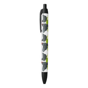 Orpington Blue Chicken Family Black Ink Pen