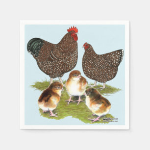 Orpington Jubilee Chicken Family Napkin