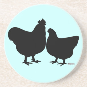 Orpington Silhouette Coaster