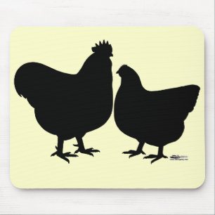 Orpington Silhouette Mouse Mat