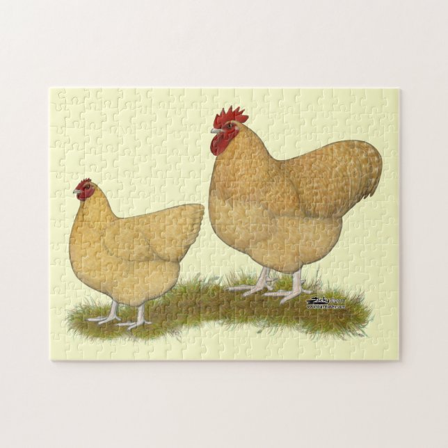Orpingtons Lemon Cuckoo Jigsaw Puzzle (Horizontal)