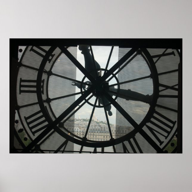 Orsay Clock Paris Poster (Front)