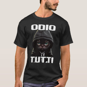 Orso Divertente Regalo I Hate People I Odio Tutti T-Shirt
