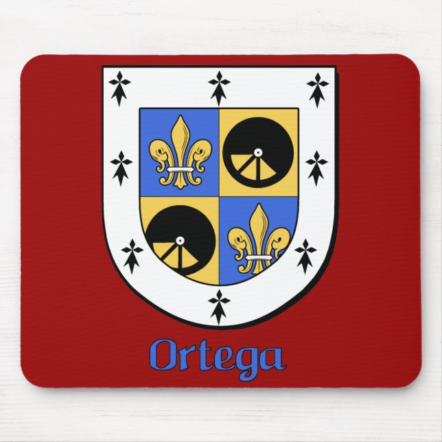 Ortega Family Shield Mousepad (Front)