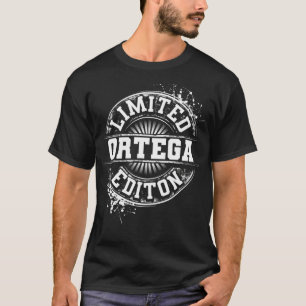 ORTEGA Funny Surname Family Tree Birthday Reunion  T-Shirt