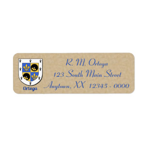 Ortega Heraldic Shield