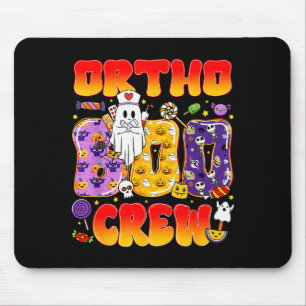 Ortho Boo Crew Ortho Nurse Funny Halloween  Mouse Mat