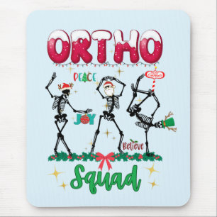 Ortho Christmas Squad Ortho Orthopaedic Coworkers Mouse Mat