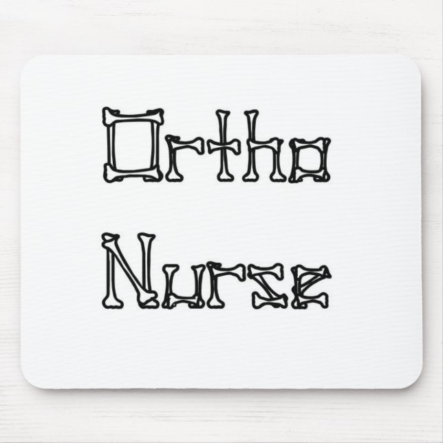 Ortho Nurse Mouse Mat (Front)